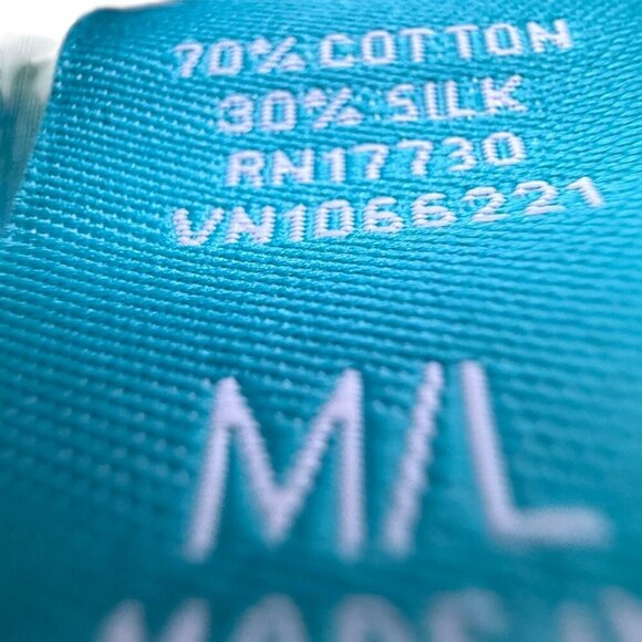 Calypso St. Barts x Target Kimono Swim Coverup M/L Silk Cotton Top No Belt - Picture 5 of 9